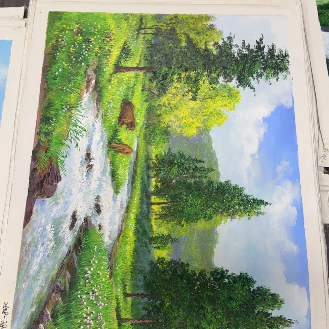 油画加油加油努力加油加油