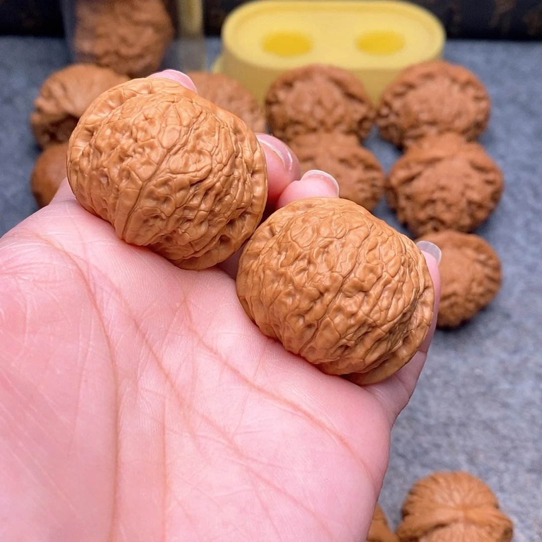 文玩核桃把件好***人精品乾隆磨38.8全品