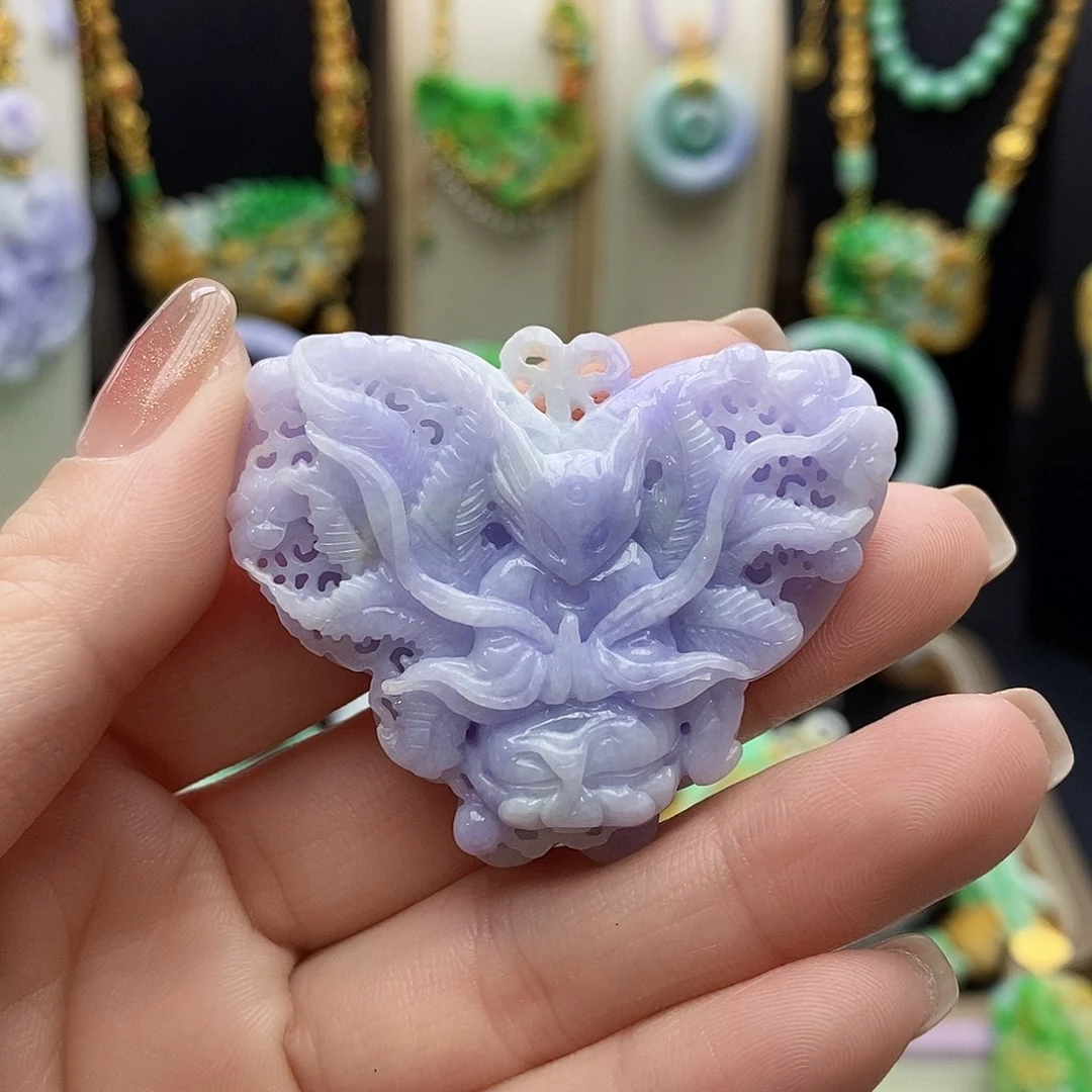 翡翠颈饰未镶嵌天然