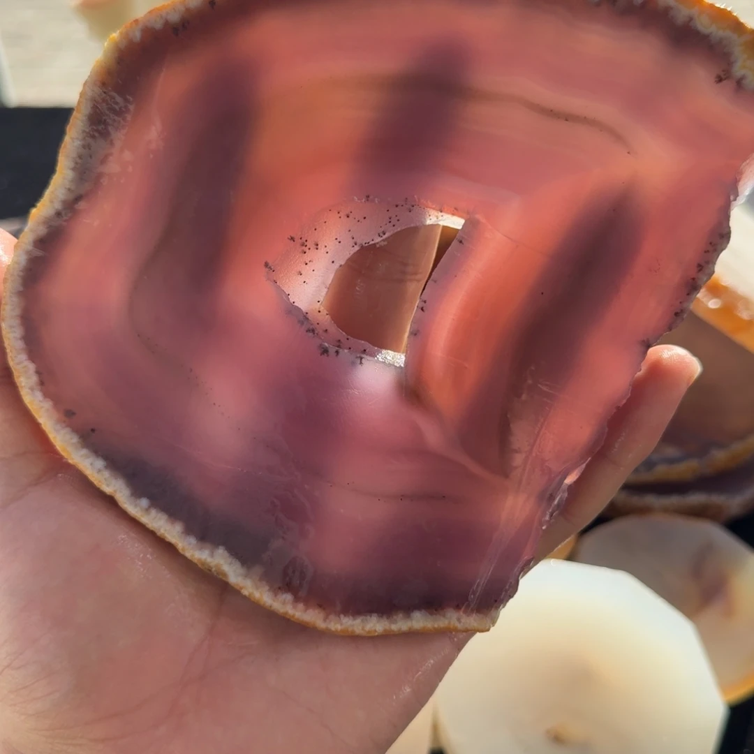 定制玛瑙纯天然冰紫