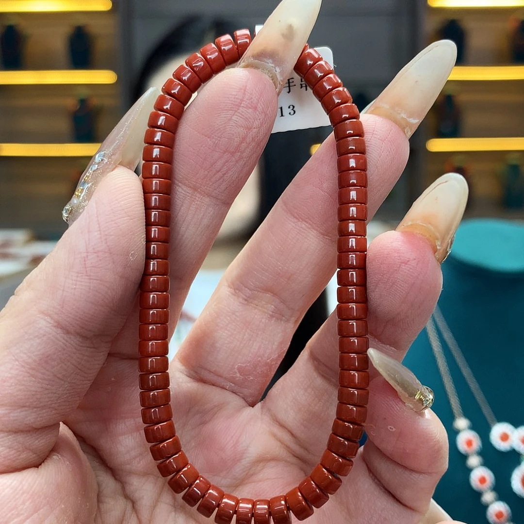 【闪购商品】南红玛瑙6m m未镶嵌手串