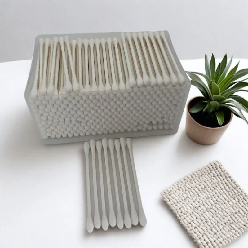 棉签棉签棒棉棒纸棒一次性双头棉签清洁化妆纸棒卫生棉签