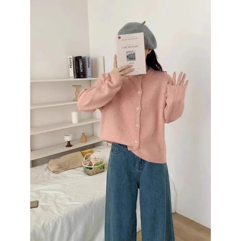 0030米粒时尚开衫毛衣