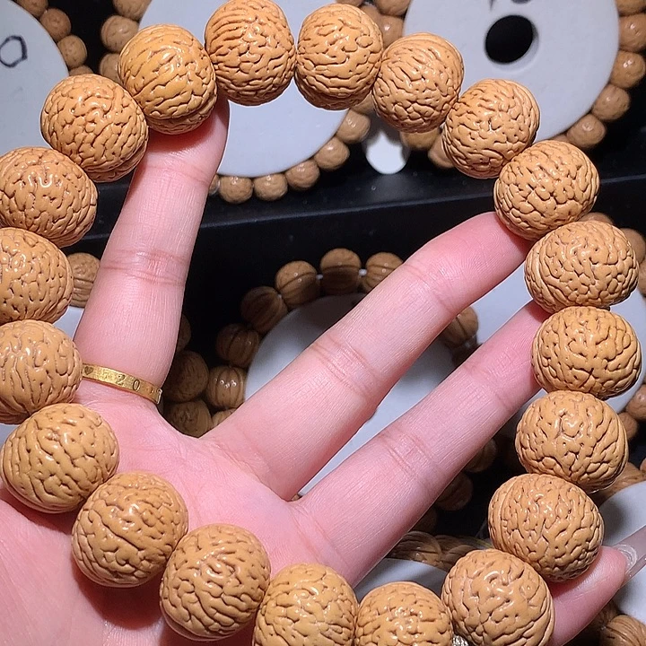 桃核手串老树白月光手持