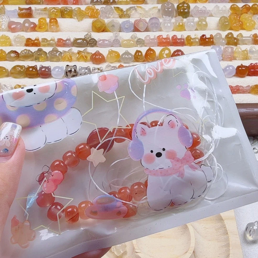 冰***块合金颈饰玛瑙/玉髓