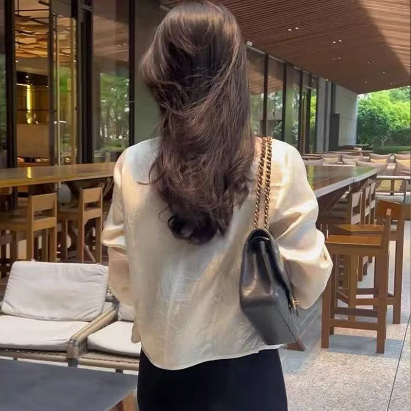 冰丝缎面防晒开衫女夏季薄款披肩吊带裙外搭小坎肩罩衫防晒上衣