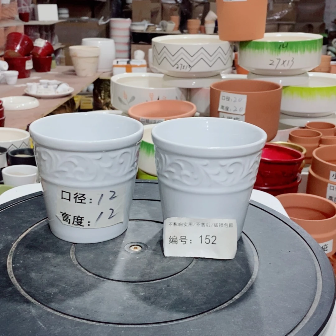 微瑕花盆-152-口12×12-2个