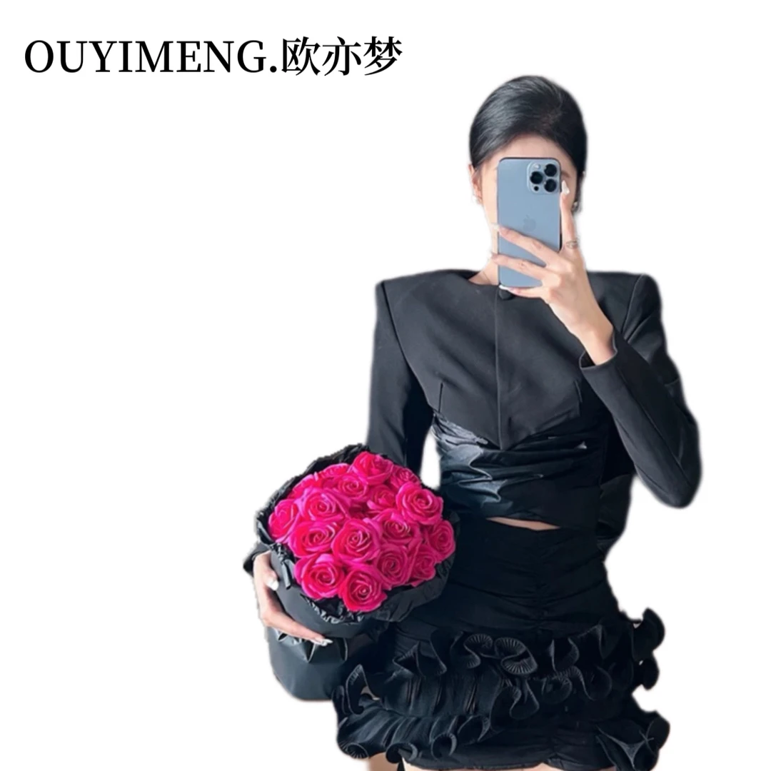 【孤品8.9微瑕微瑕福利】连衣裙连体裤直筒裤显瘦连衣裙时尚女款