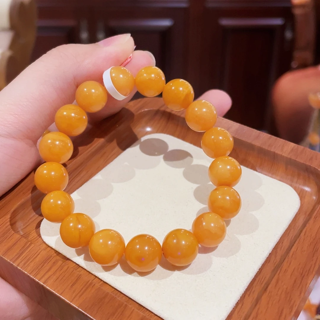 蜜蜡未镶嵌手串手串