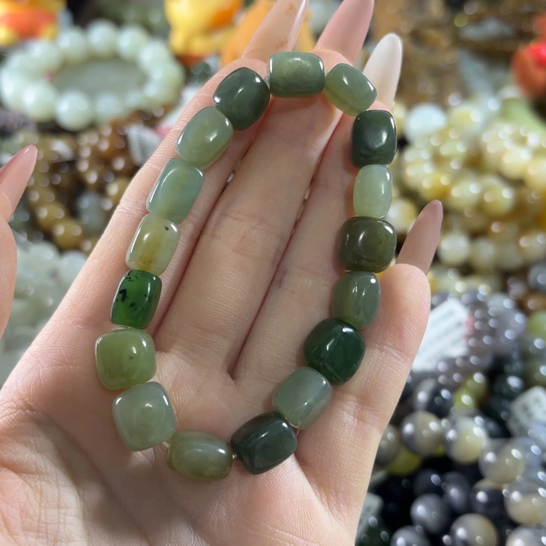 和田玉未镶嵌手链