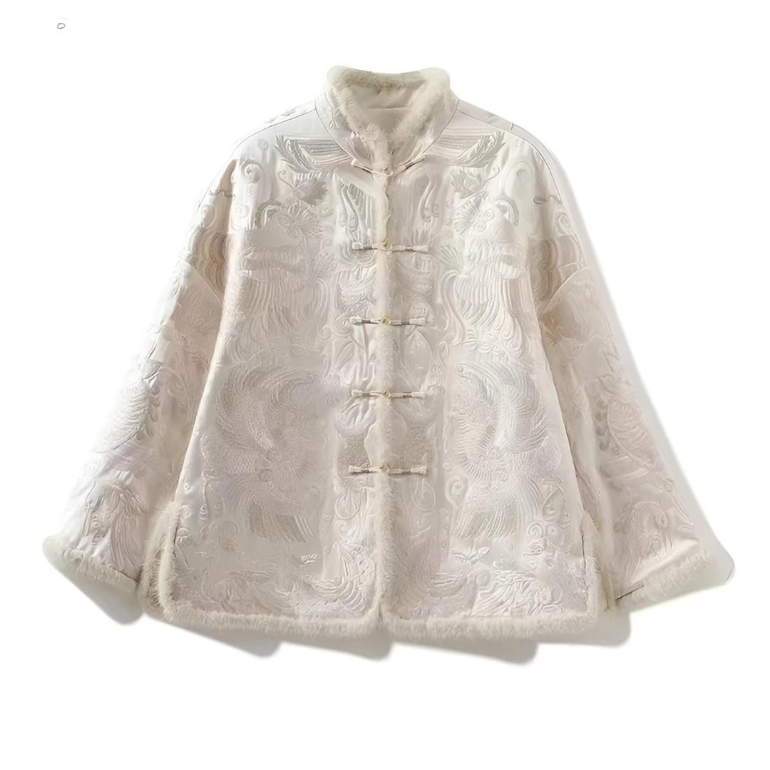 瑞凤呈祥新中式高级感轻奢满绣高级感女外套2025C8273-园园蒂莎仓