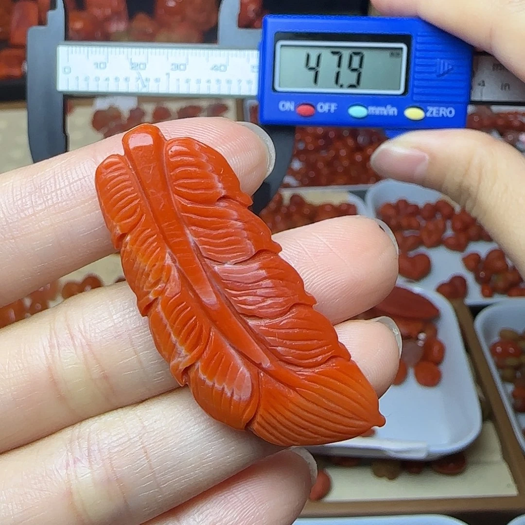 璎***珞南红玛瑙未镶嵌吊坠(不含链)