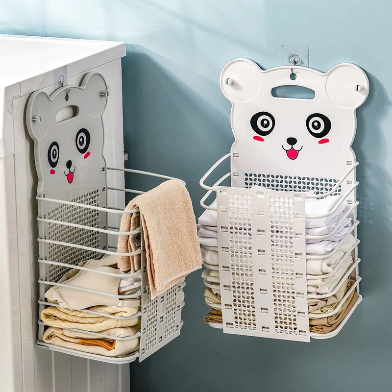 脏衣篮可折叠家用墙壁挂式浴室脏衣篓收纳筐子卫生间换洗装衣服桶
