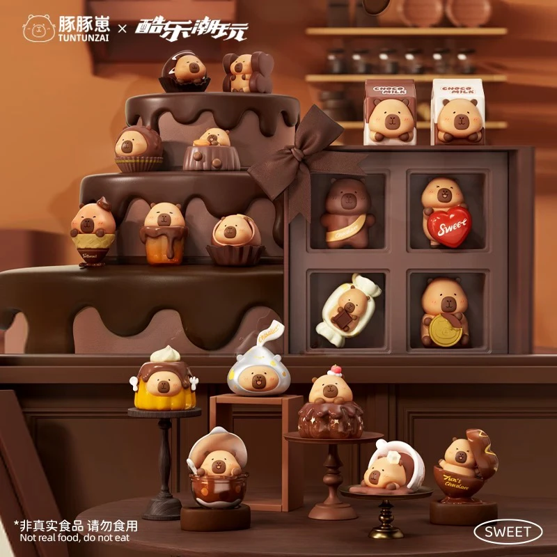 豚豚崽巧克力系列可爱萌粒盲盒潮玩手办礼物
