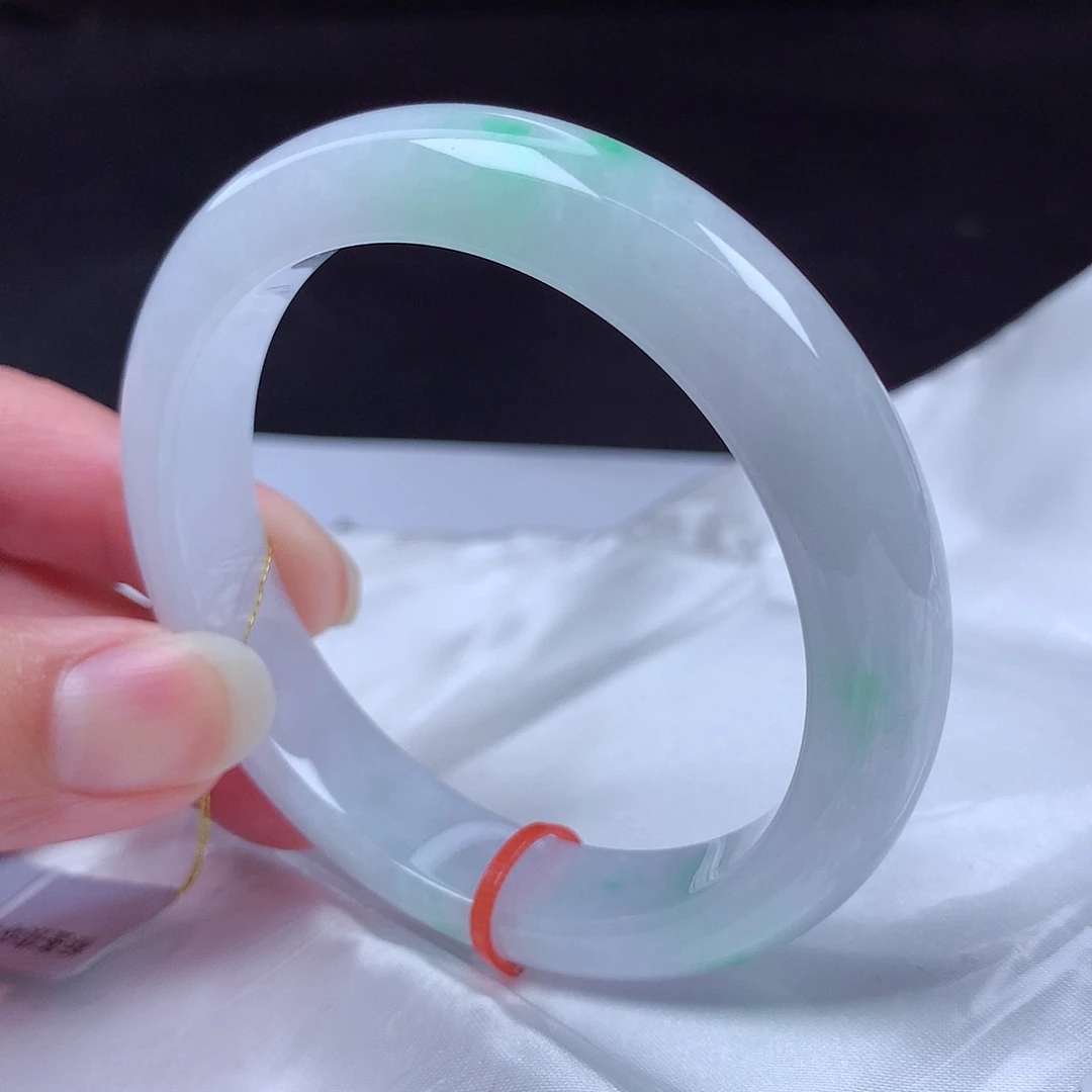 翡翠未镶嵌手镯55圈m114343