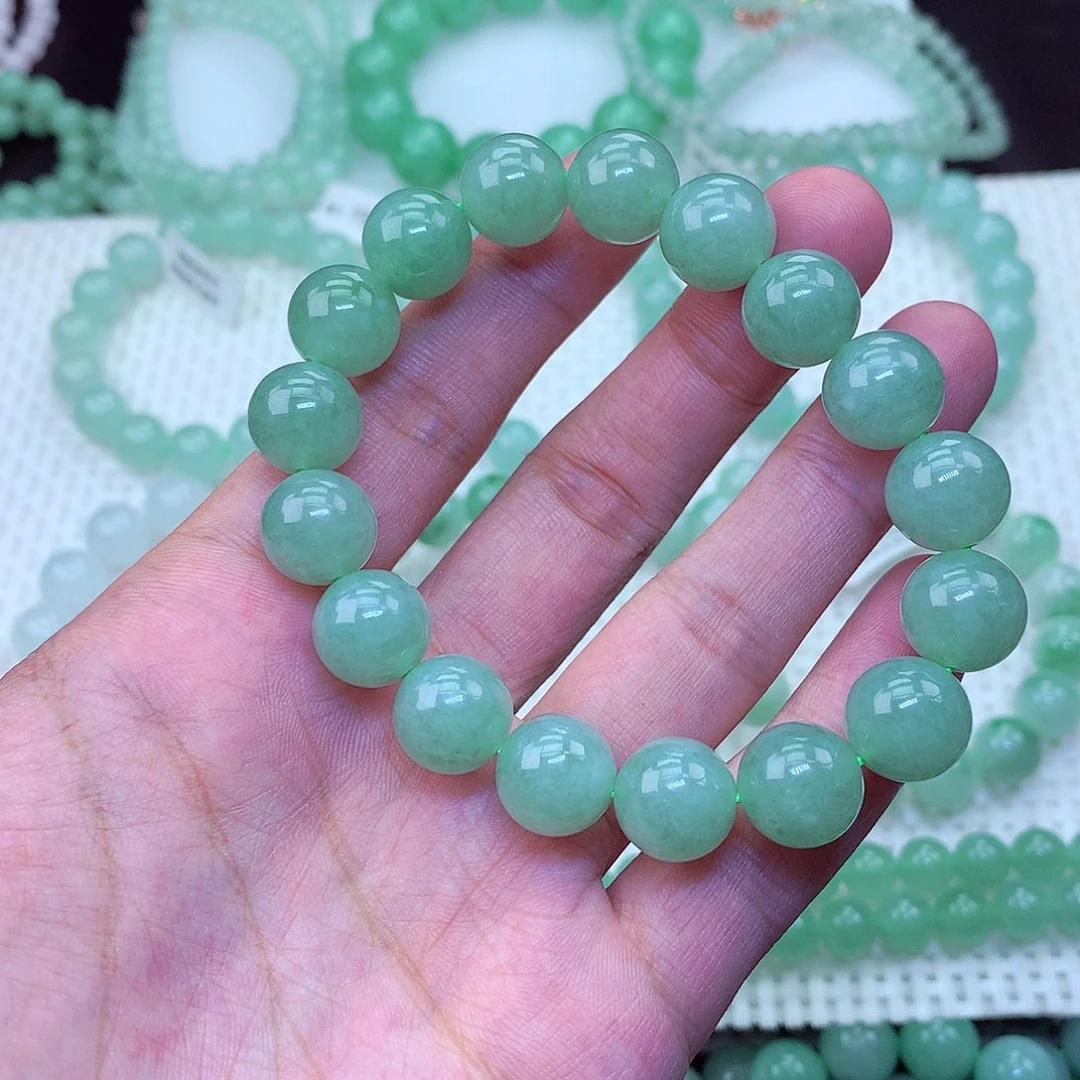 翡翠未镶嵌毛衣链卡12.3