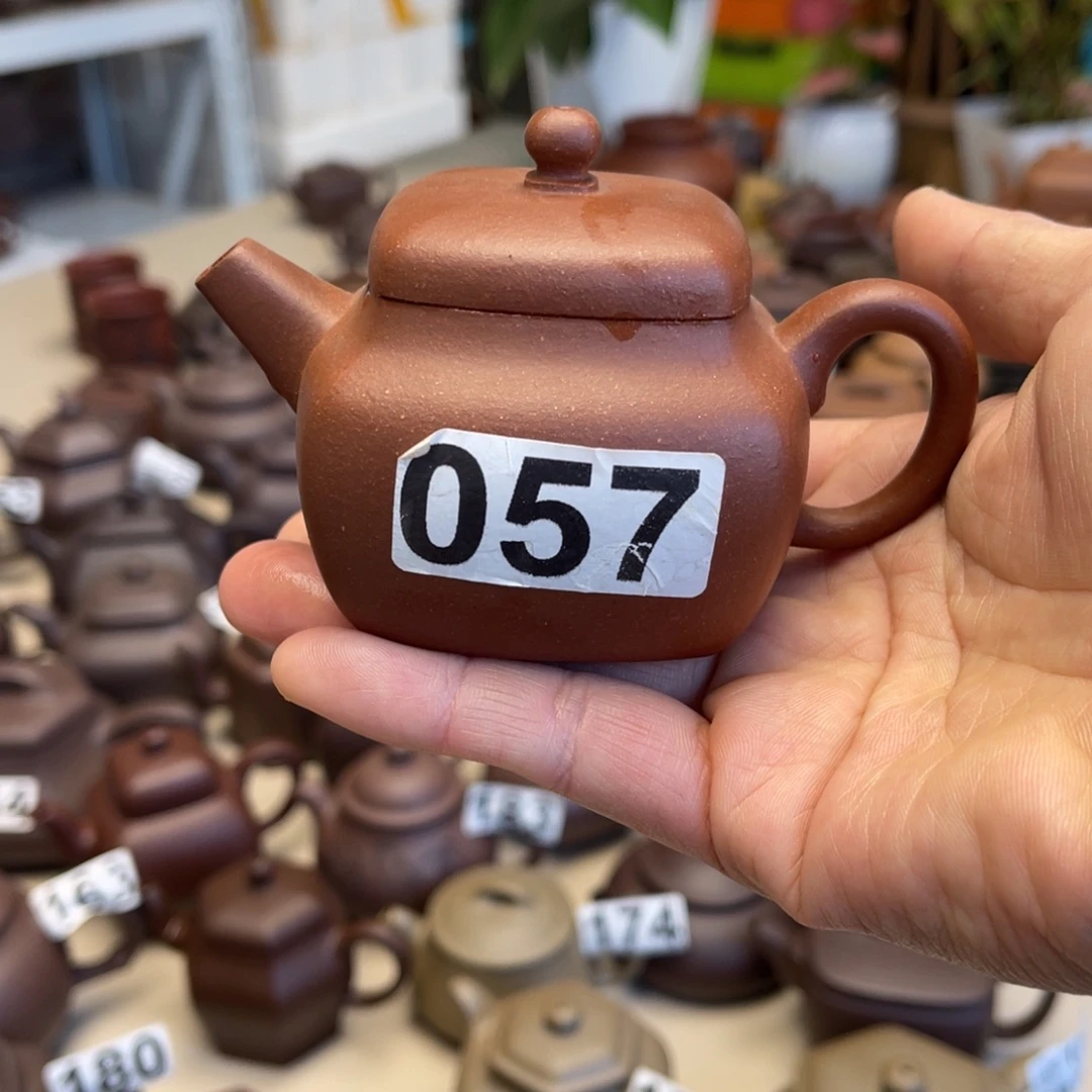 紫砂茶壶四方自在140毫升