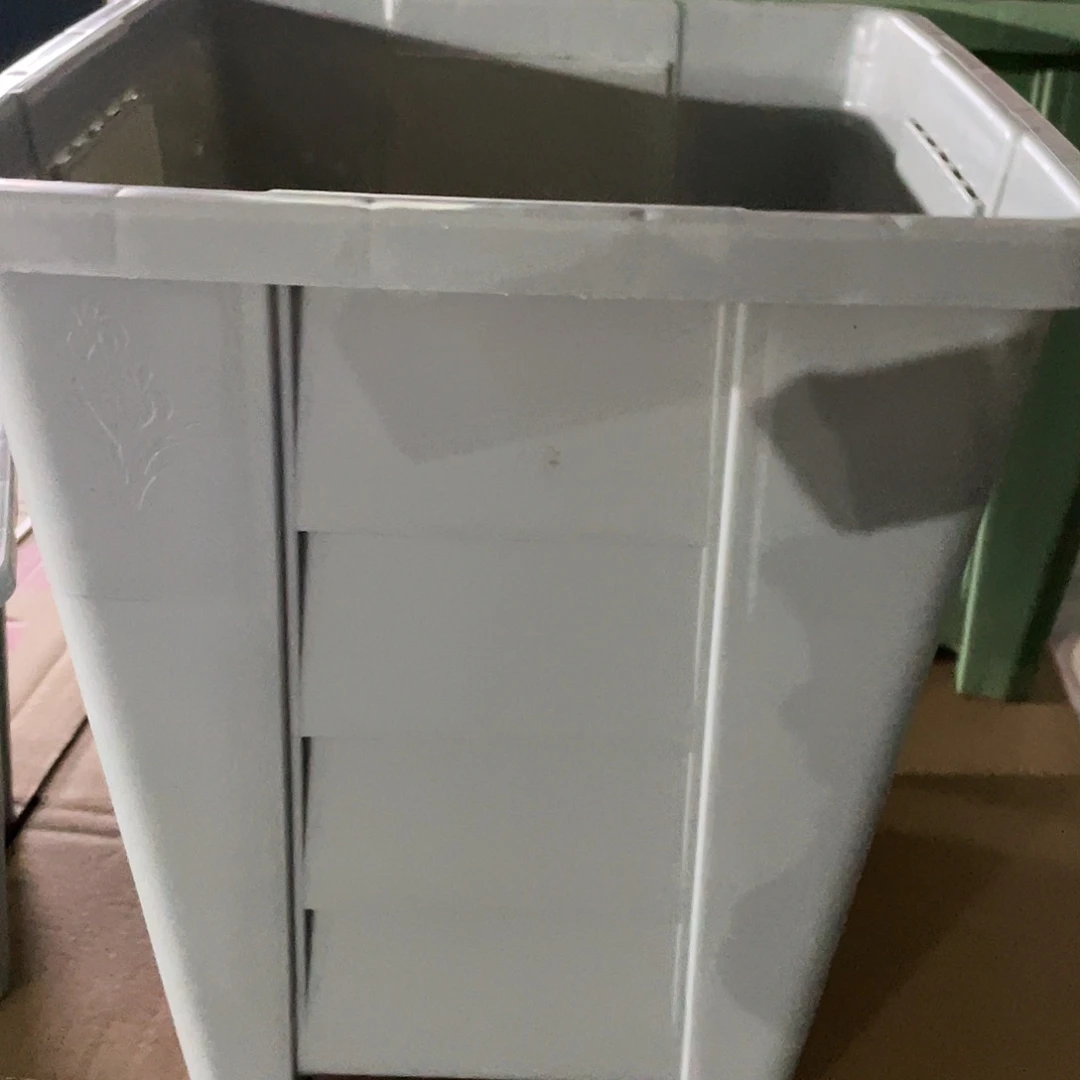 微瑕方盆4号灰白5个无拖