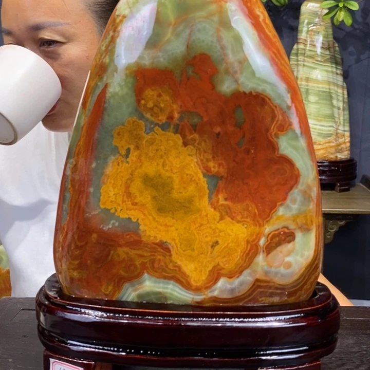 石材精品古青石摆件