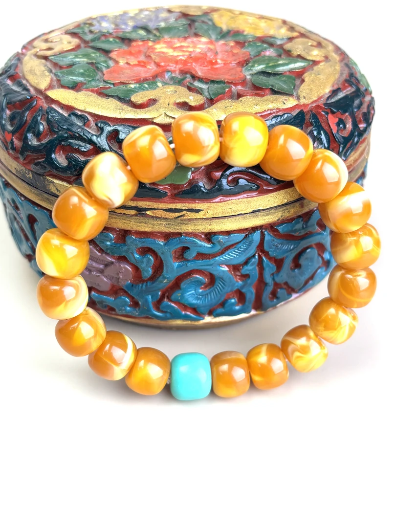 【潮玩海韵轩】ml黄带绿s配饰