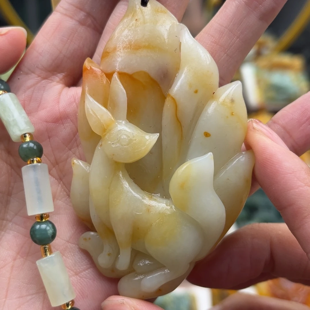 岫玉未镶嵌挂件挂件