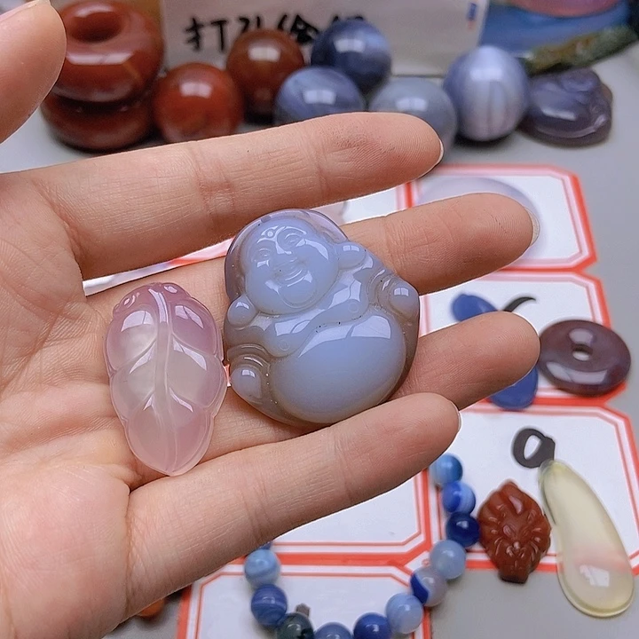 【闪购商品】玛瑙/玉髓未镶嵌珠宝半成品希**好
