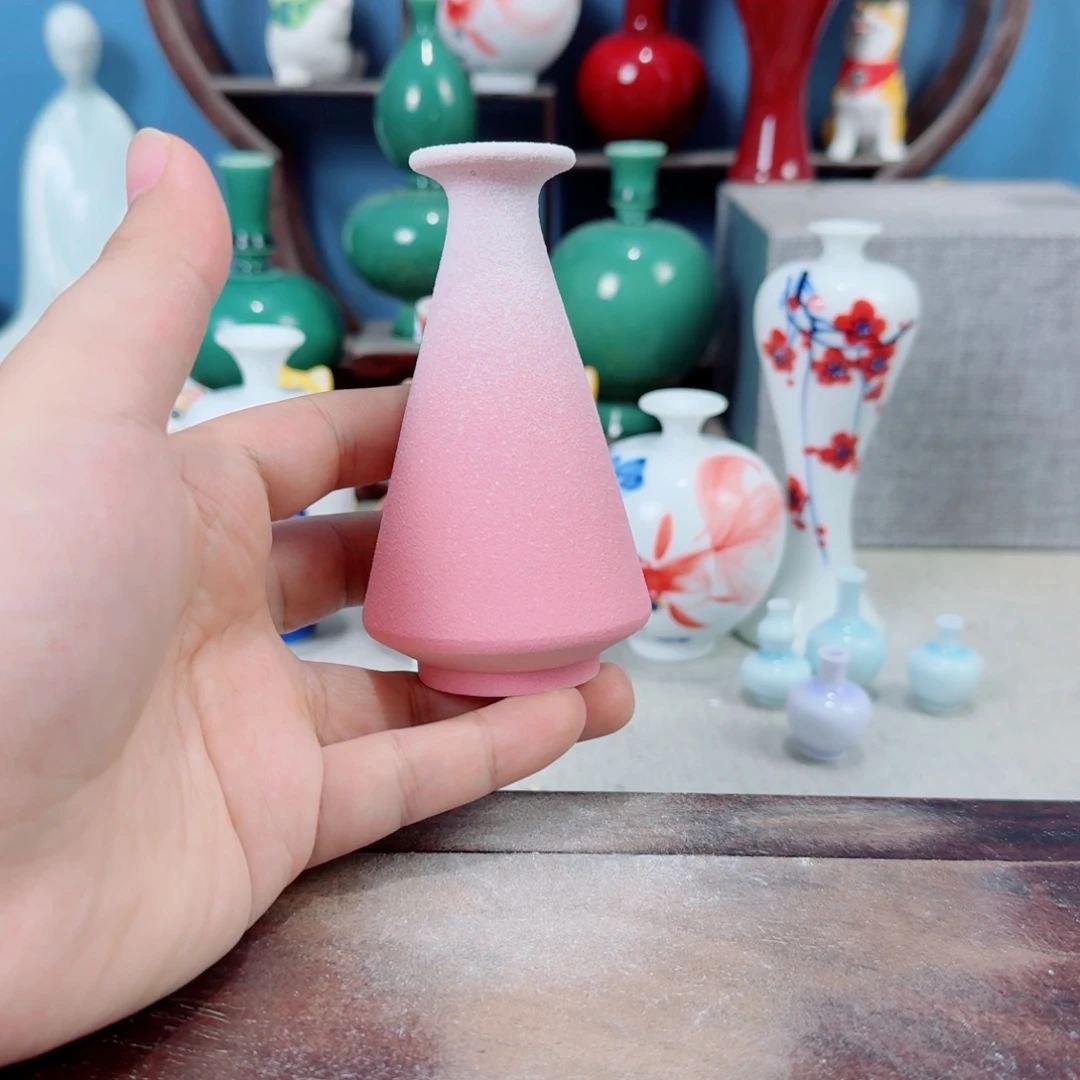 陶瓷手工小花器摆件
