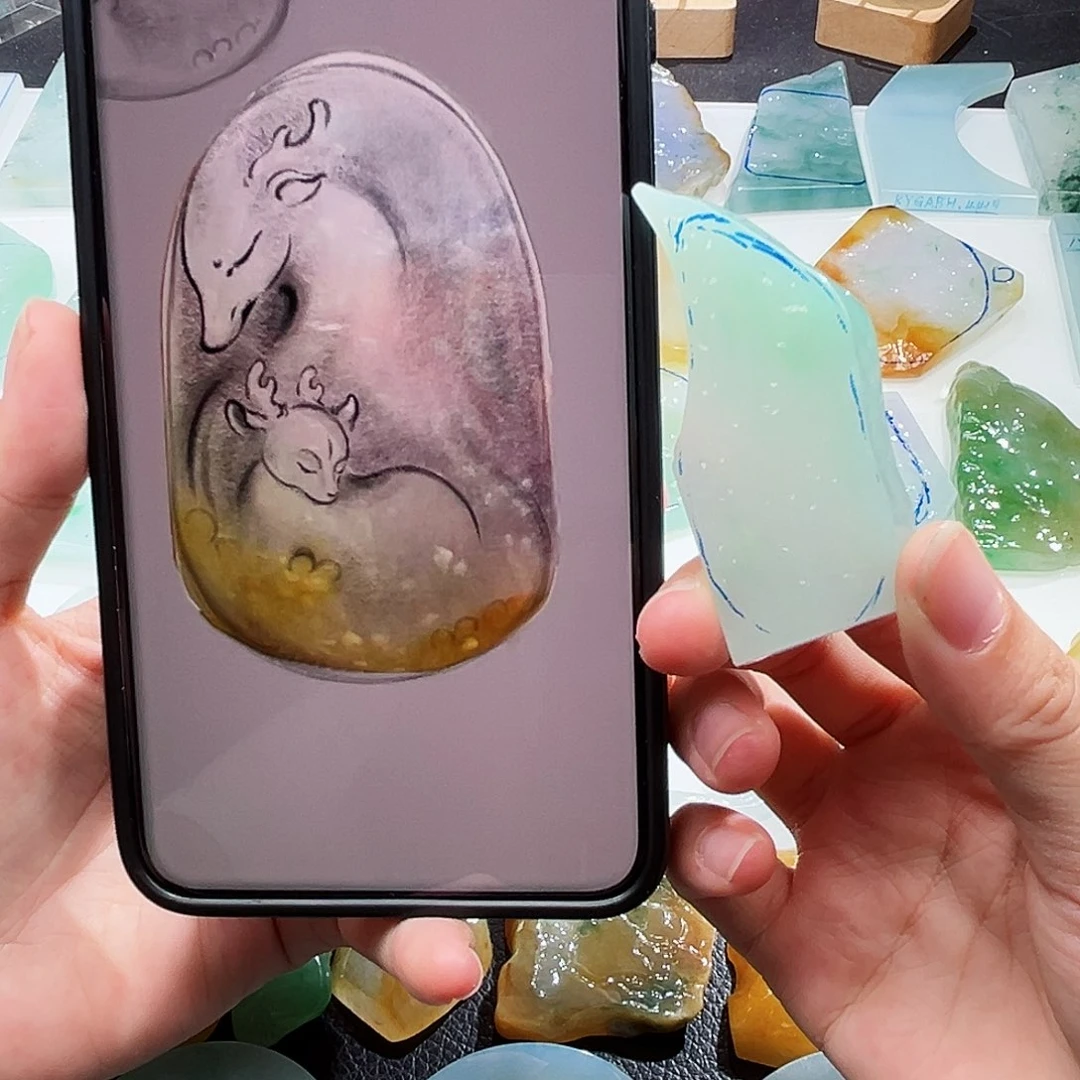 定制翡翠未镶嵌翡翠