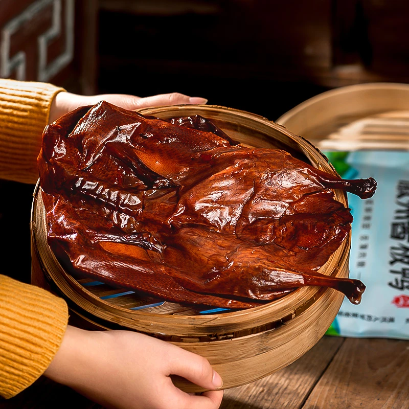 徽州经典酱鸭特产手撕香辣特产熟食即食小吃