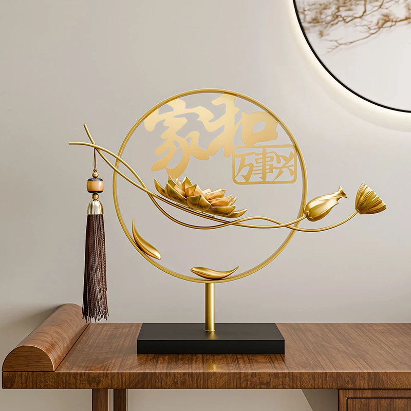 家和万事兴新中式高级感装饰软装家居客厅玄关装饰品摆件