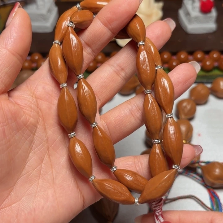 橄榄核手串/手链1.1柳叶核……