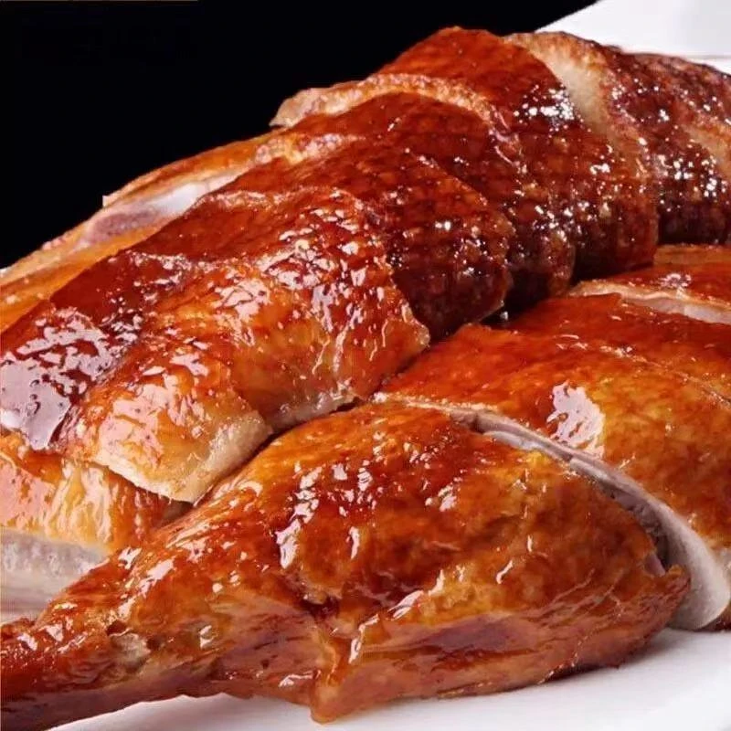 东北传统烤鹅 古法熏制草地笨鹅 美味下酒卤鹅