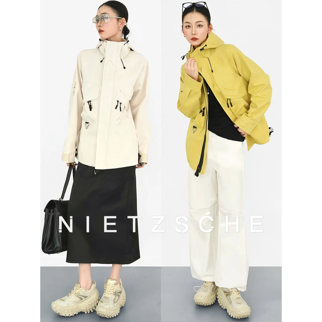 尼采官方直营｜城市轻旅者｜压胶工艺 户外冲锋衣登山服外套50199