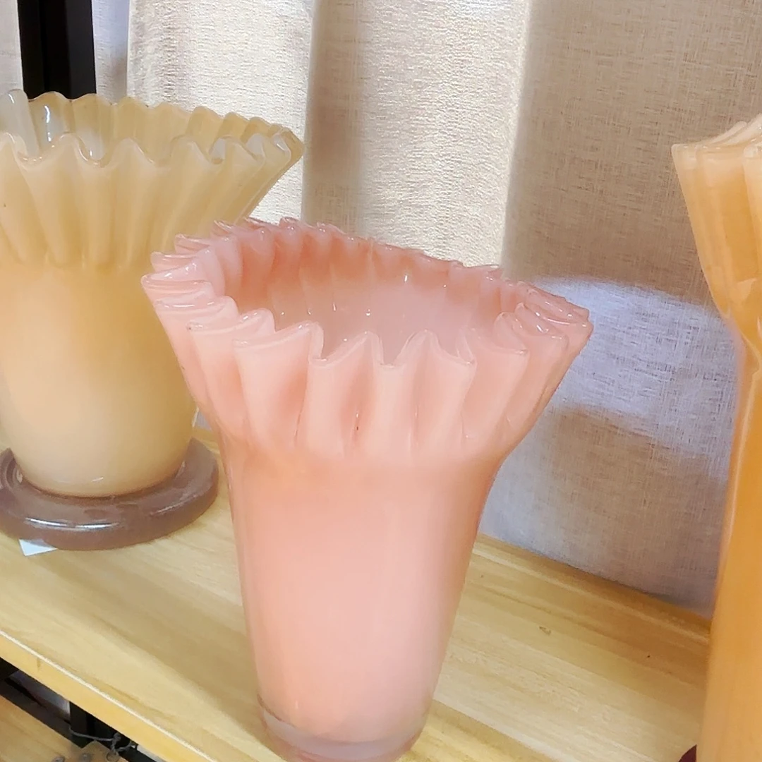 安妮家居琉璃摆件花瓶不完美