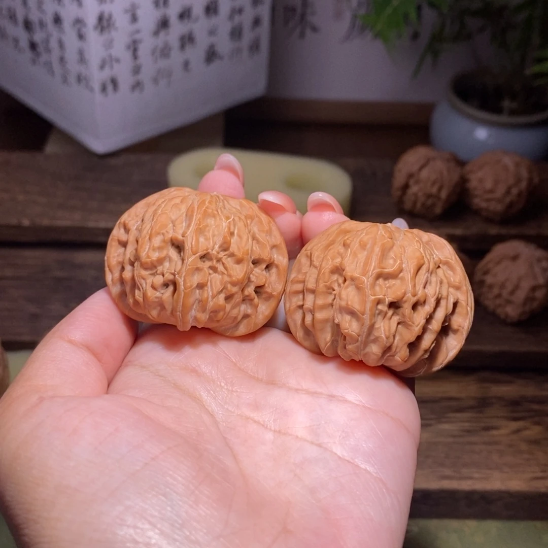 风***。吊坠文玩核桃全品43正磨
