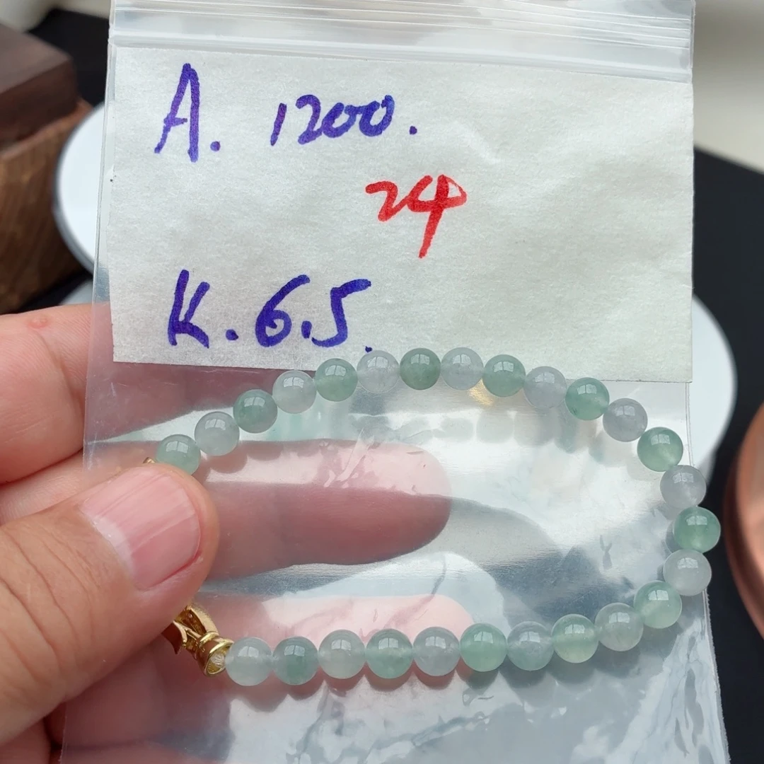 定制翡翠未镶嵌翡翠珠链