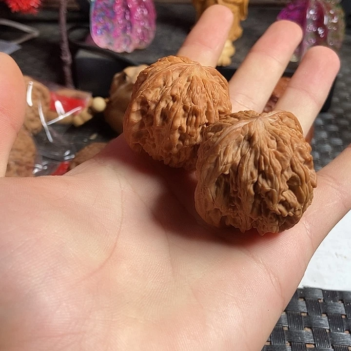 文玩核桃吊坠我****情磨盘