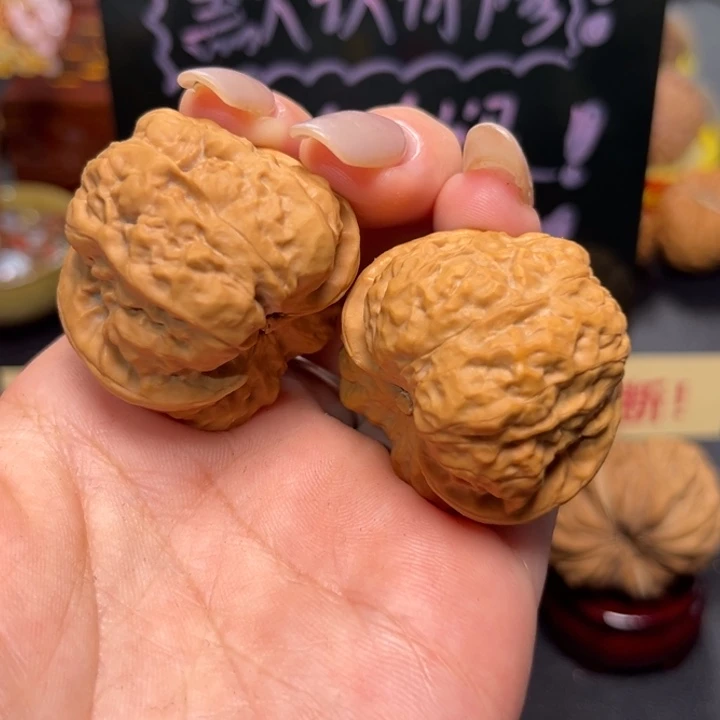 文玩核桃把件38尺蛤蟆头11