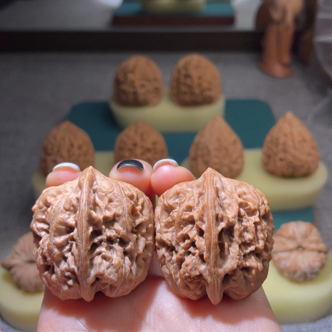 吊坠文玩核桃老**七38全品