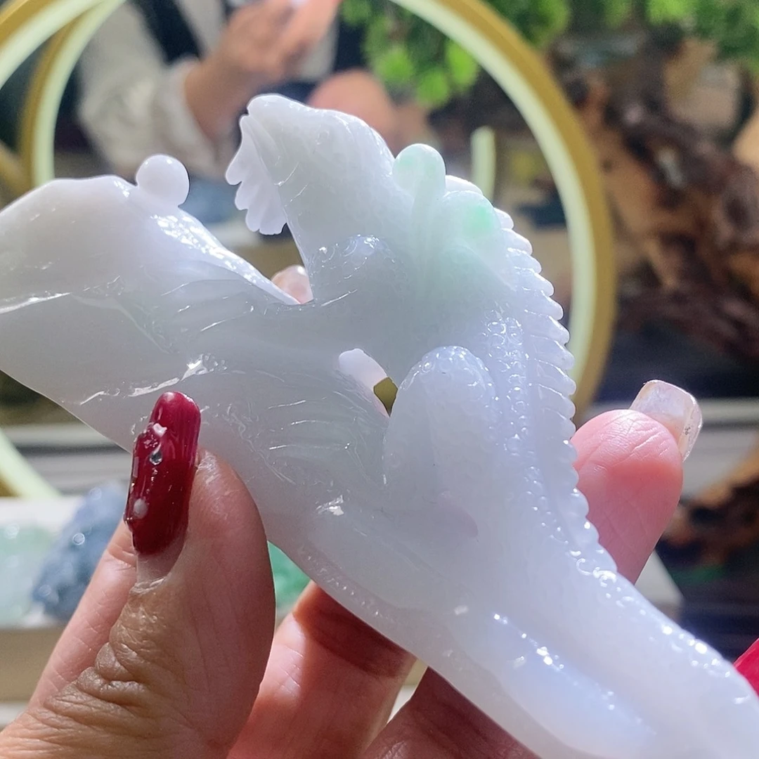 【闪购商品】翡翠颈饰未镶嵌蜥蜴