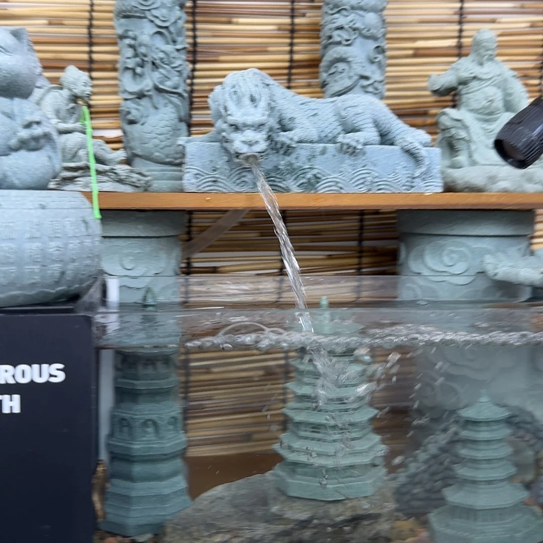 石材青砂石流水镇水兽浪花