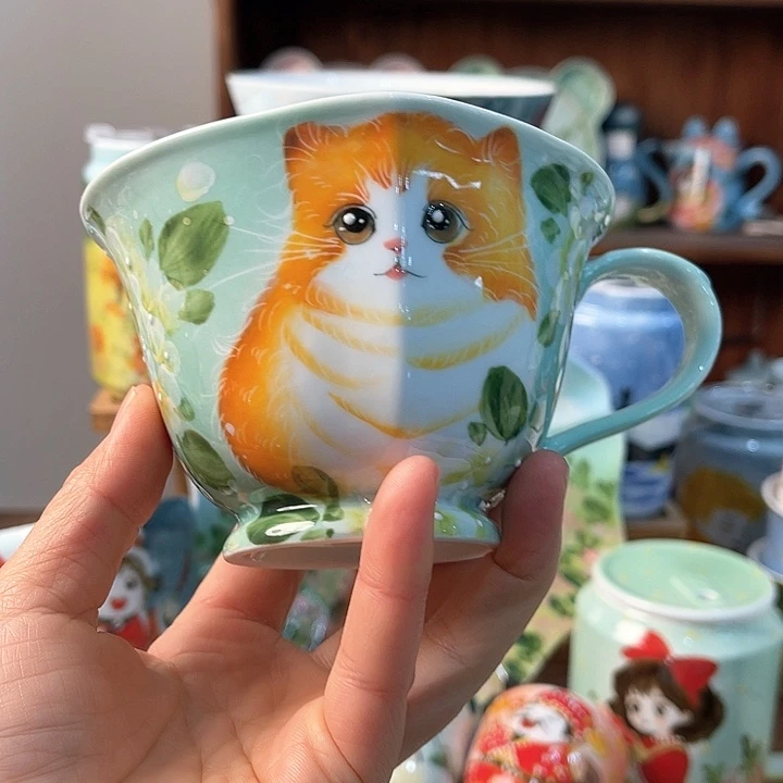 陶景德镇釉下手绘陶瓷