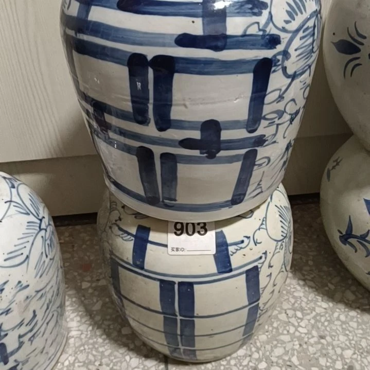 摆件迷*双双双喜临门罐罐摆地摊货