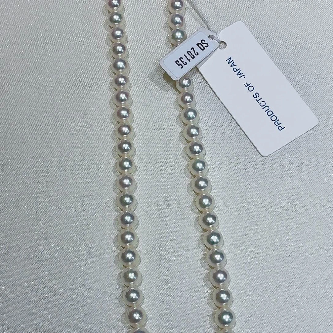 睡***人未镶嵌耳饰海水珍珠6-6.5mm