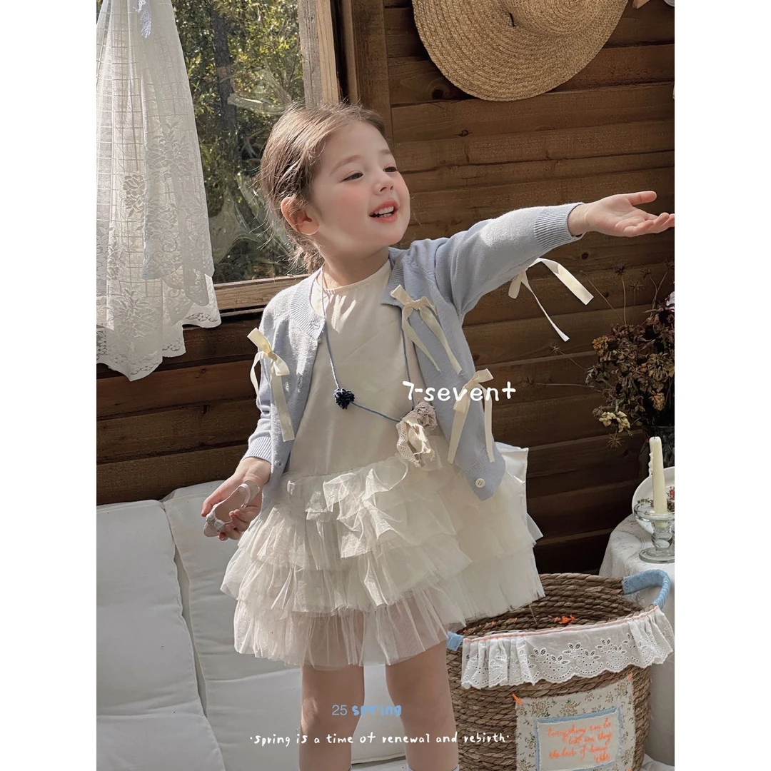 7Seven·25春~韩版纱纱边连衣裙8727（汉服连衣裙）