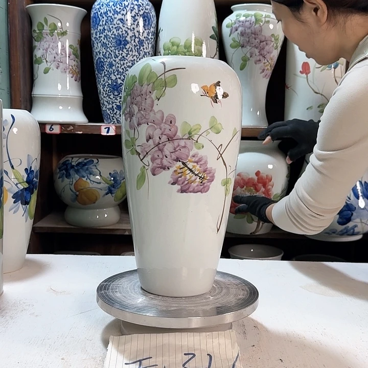 瓶大萝卜紫藤 新款陶瓷陶瓷