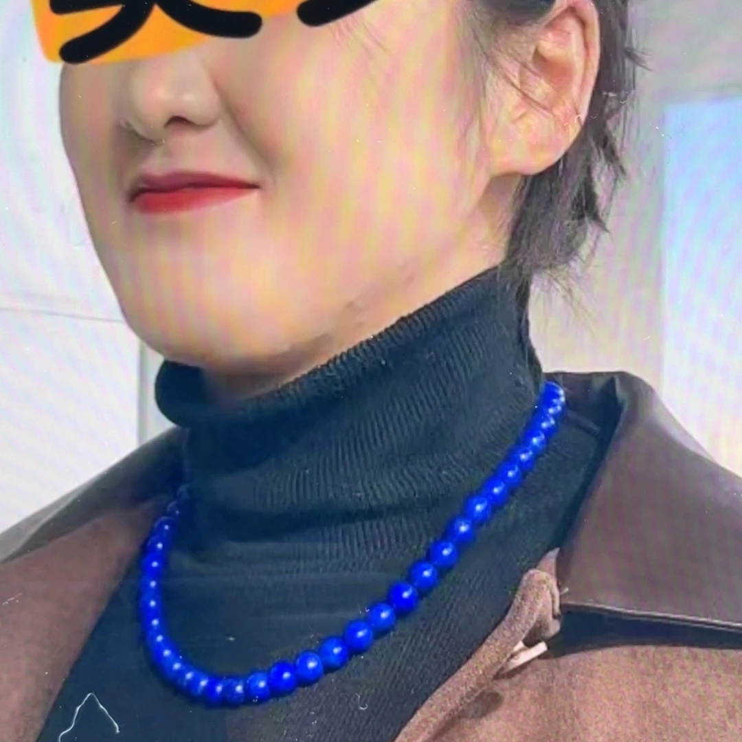 未镶嵌青金石项链7mm性价比高