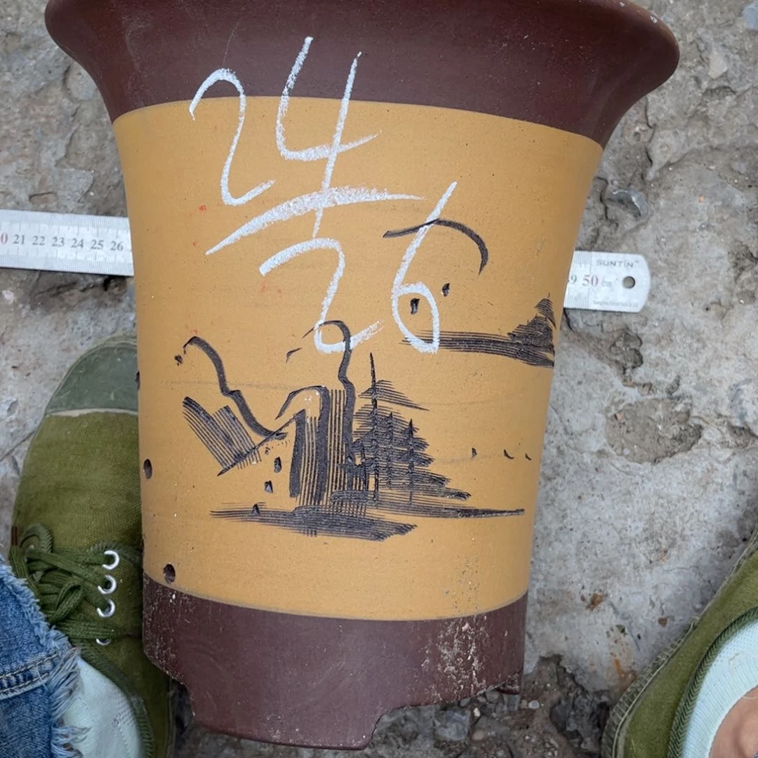 紫砂花盆紫砂花盆