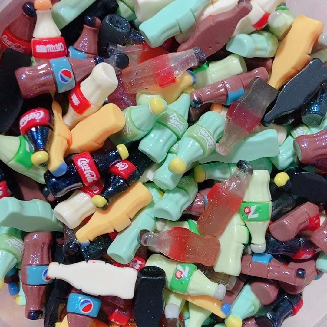 树脂想念金粉mini可乐瓶100