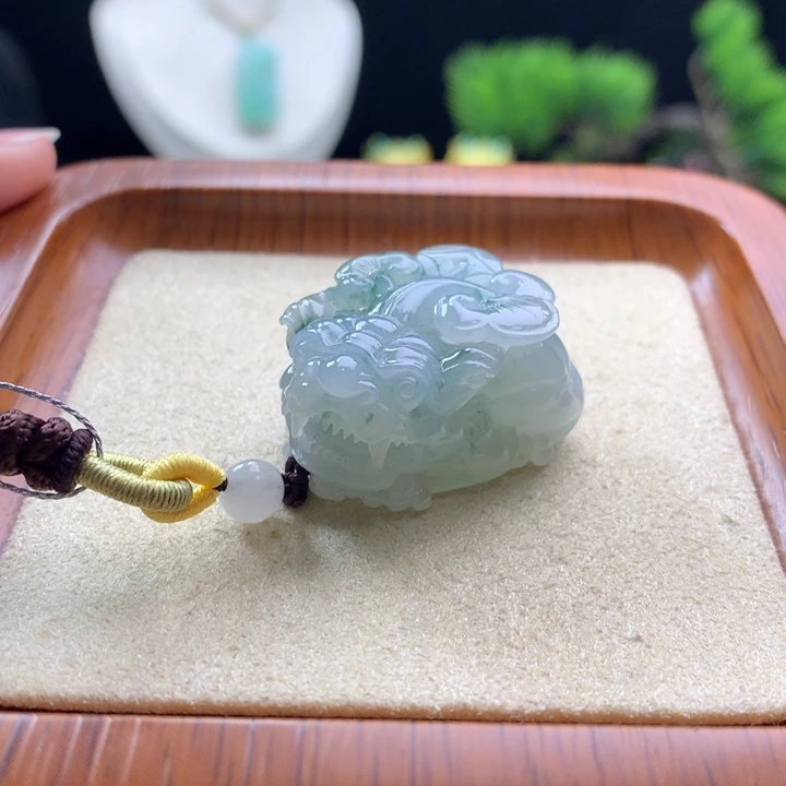 翡翠未镶嵌颈饰貔貅14